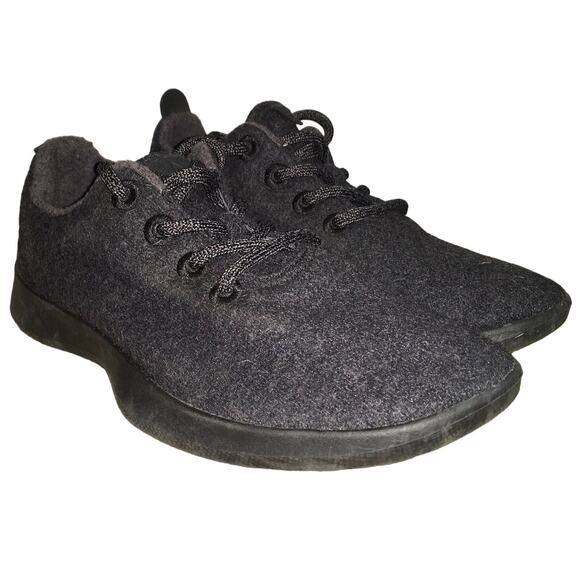 Allbirds Wool Runners Natural Black Womens 8 Merino Wool Comfort Sneaker Shoe - Picture 2 of 9